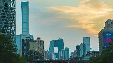 实拍北京国贸中心央视总部大楼视频的预览图